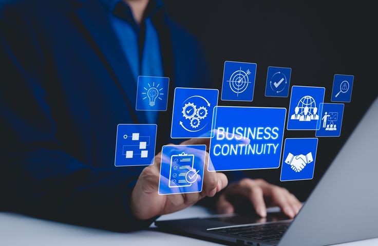 Business,Continuity,Management,Concept.,"business,Continuity",With,Icons,Strategy,,Risk